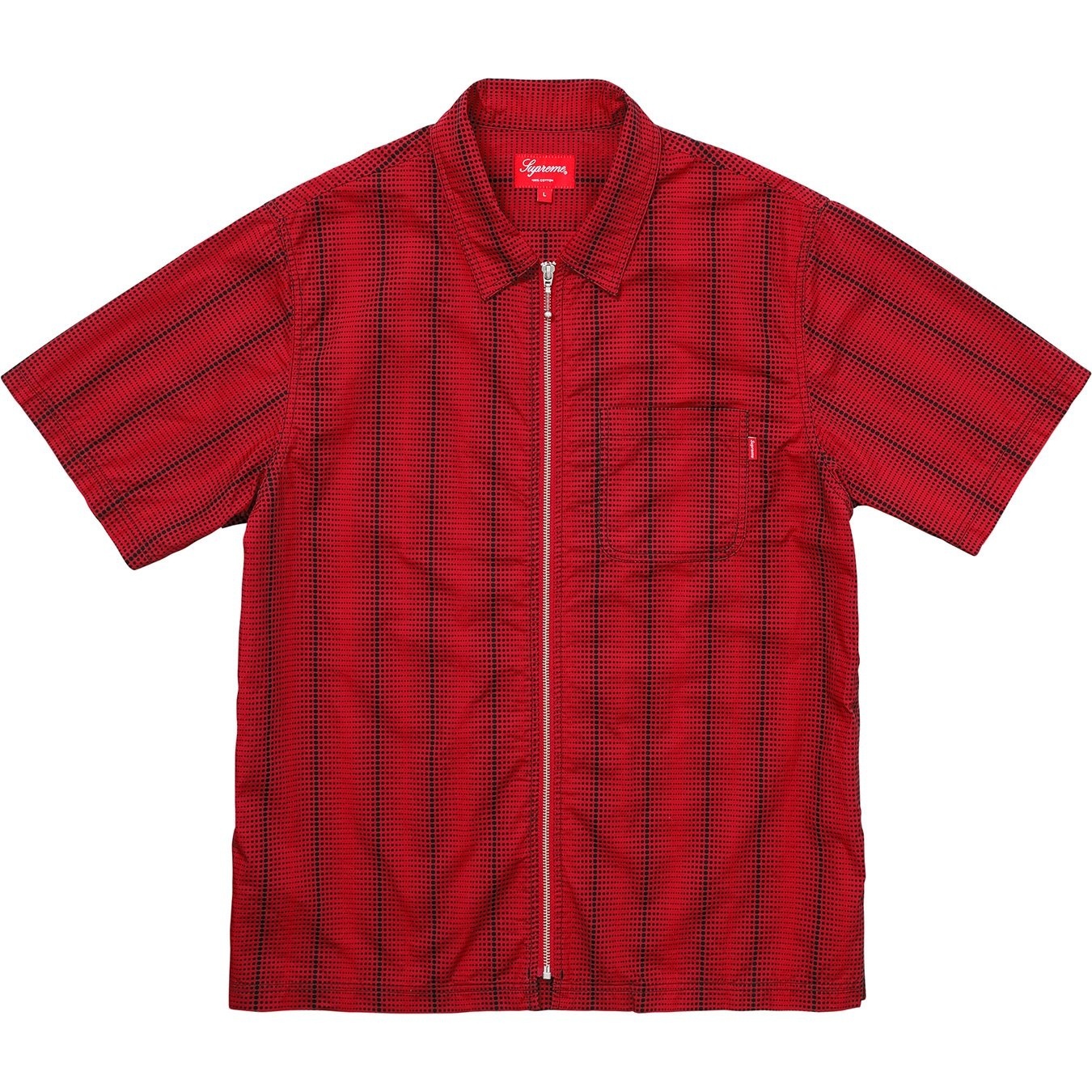 Dots Zip Up Shirt view 4